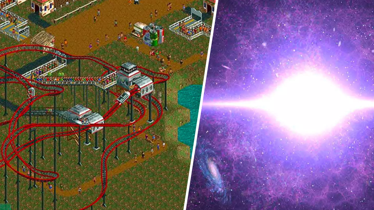 Rollercoaster Tycoon 2 player builds track that will outlast the universe