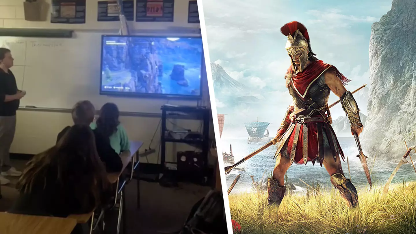 Assassin's Creed Odyssey used by teacher to give history lessons