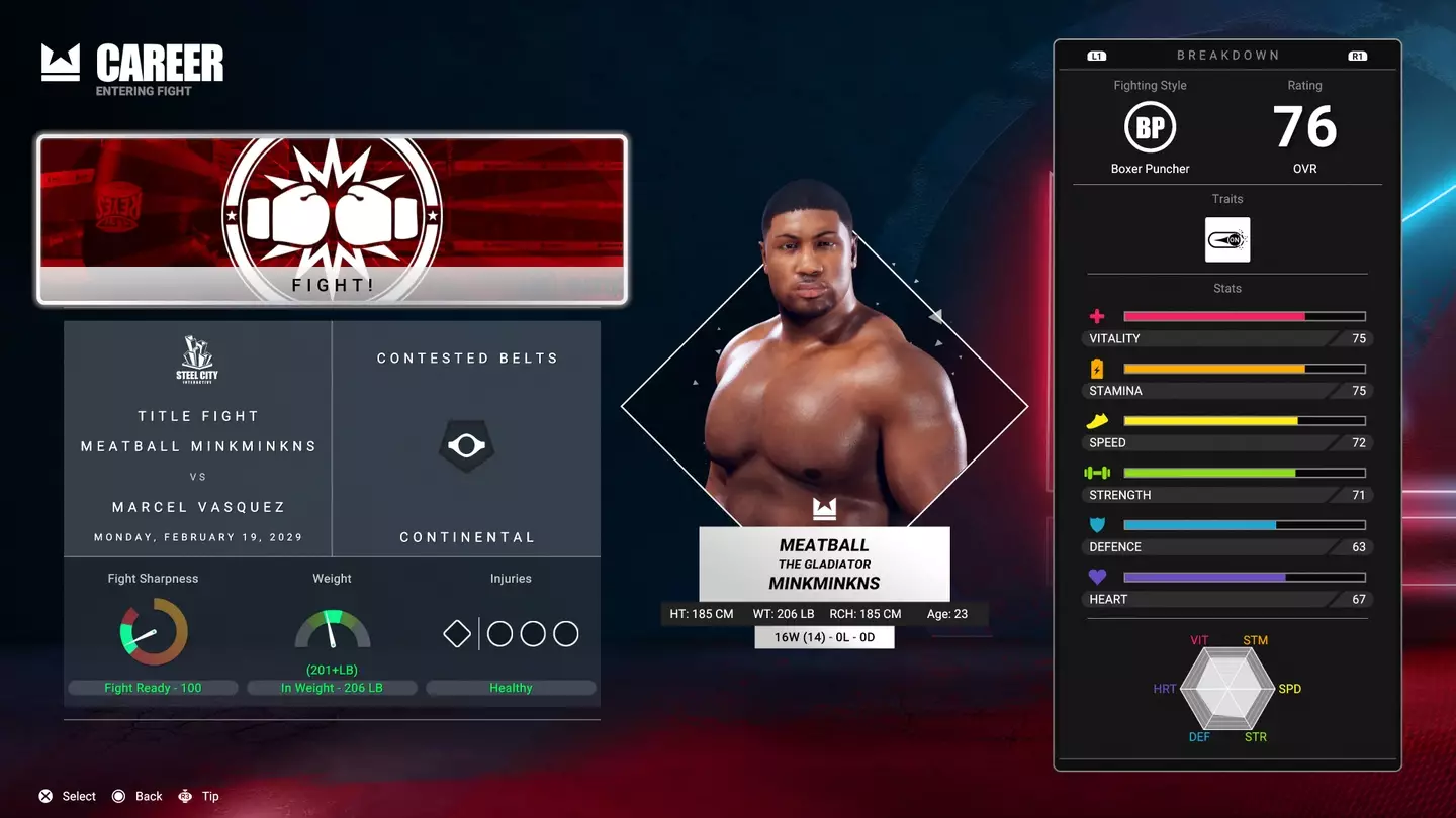Career Mode will be a big hit among fans (Steel City)