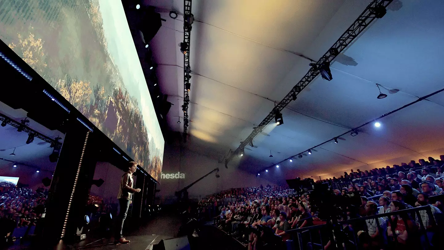 Todd Howard at E3 2018, Charley Gallay/stringer/Getty Images