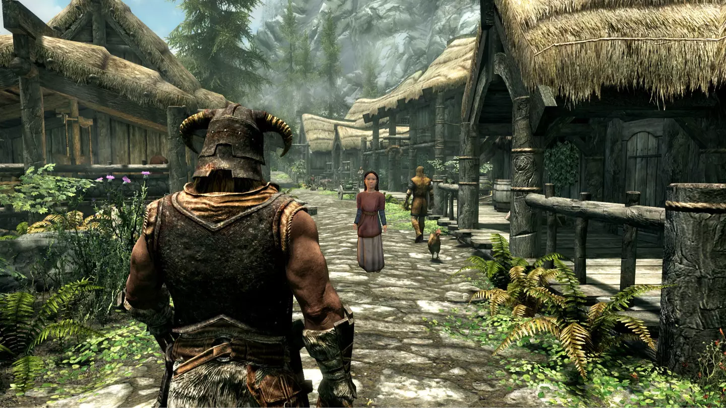 Skyrim player follows their child across entire map, chaos ensues