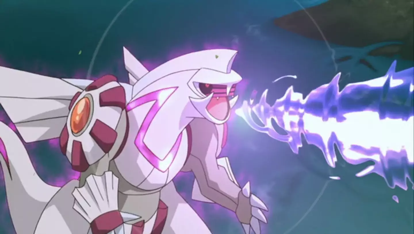 Palkia in the Pokémon anime. /