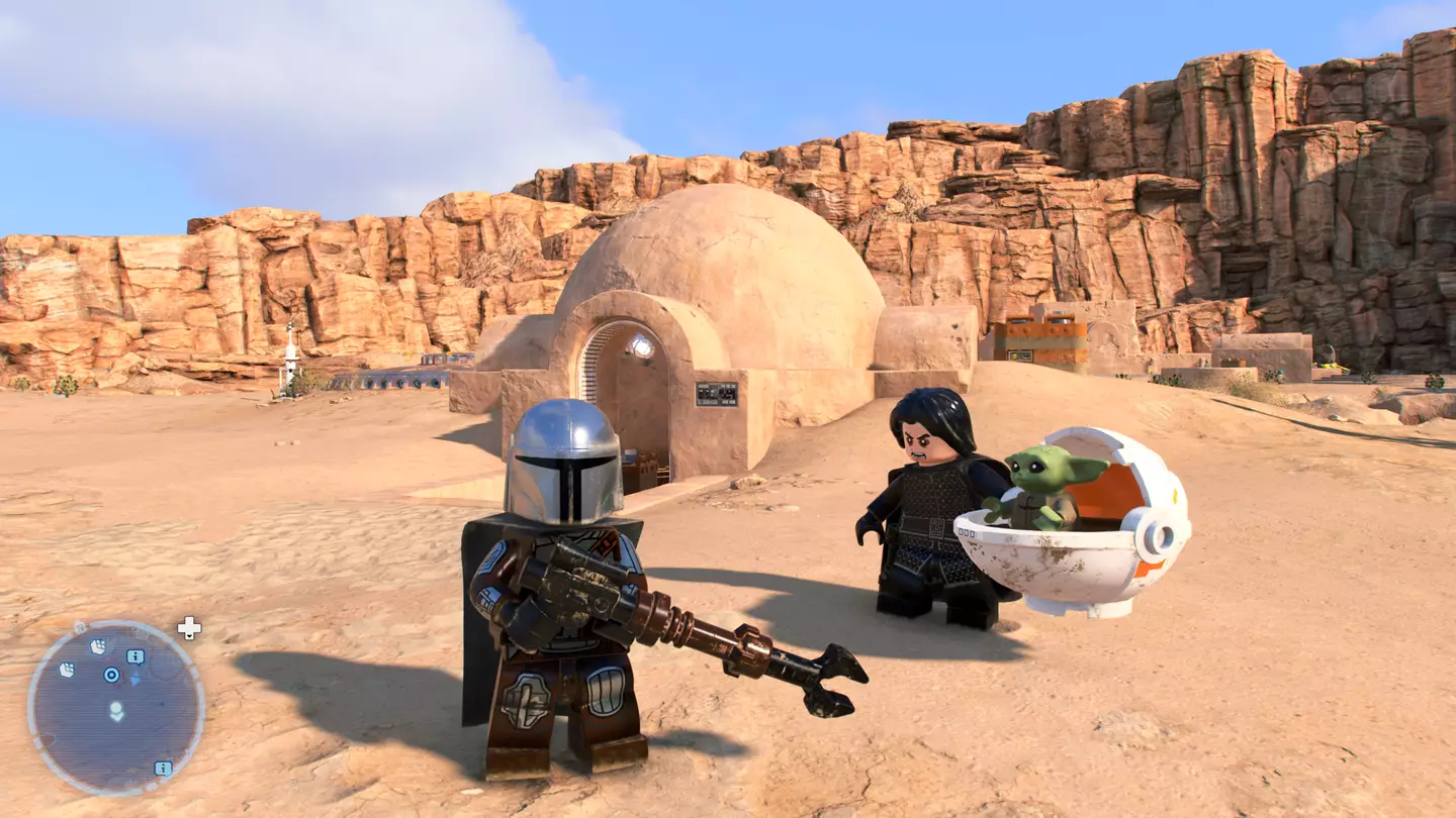 The Iconic duo Mando and Kylo Ren outside Luke's house on Tatooine /
