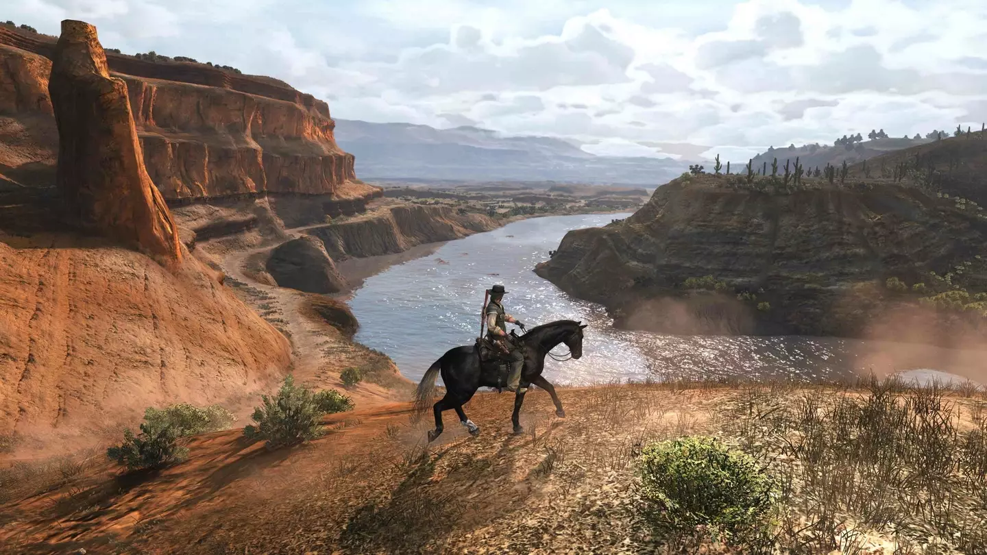Official image from the Steam page for the PC port of Red Dead Redemption, Rockstar Games