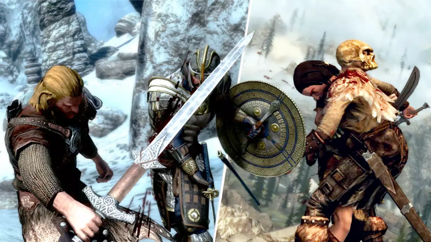 Skyrim player discovers hidden combat move we had no idea existed