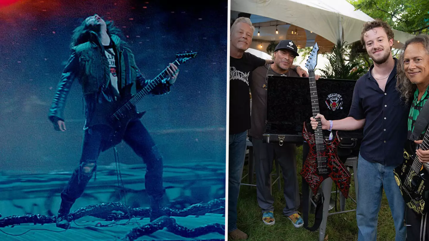 'Stranger Things' Joe Quinn Jamming With Metallica Is Wholesome And Incredibly Metal
