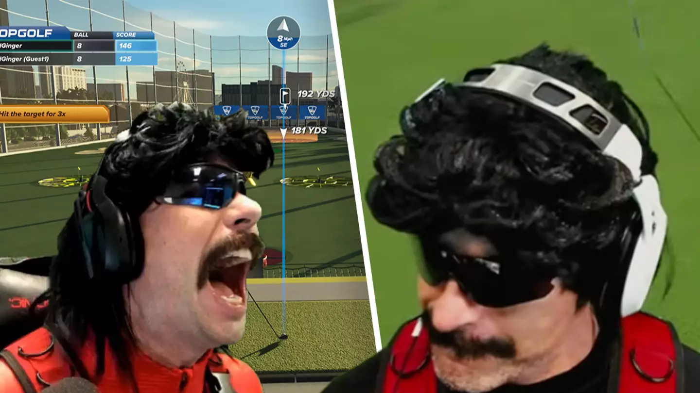 Dr Disrespect breaks character after losing money to a fan