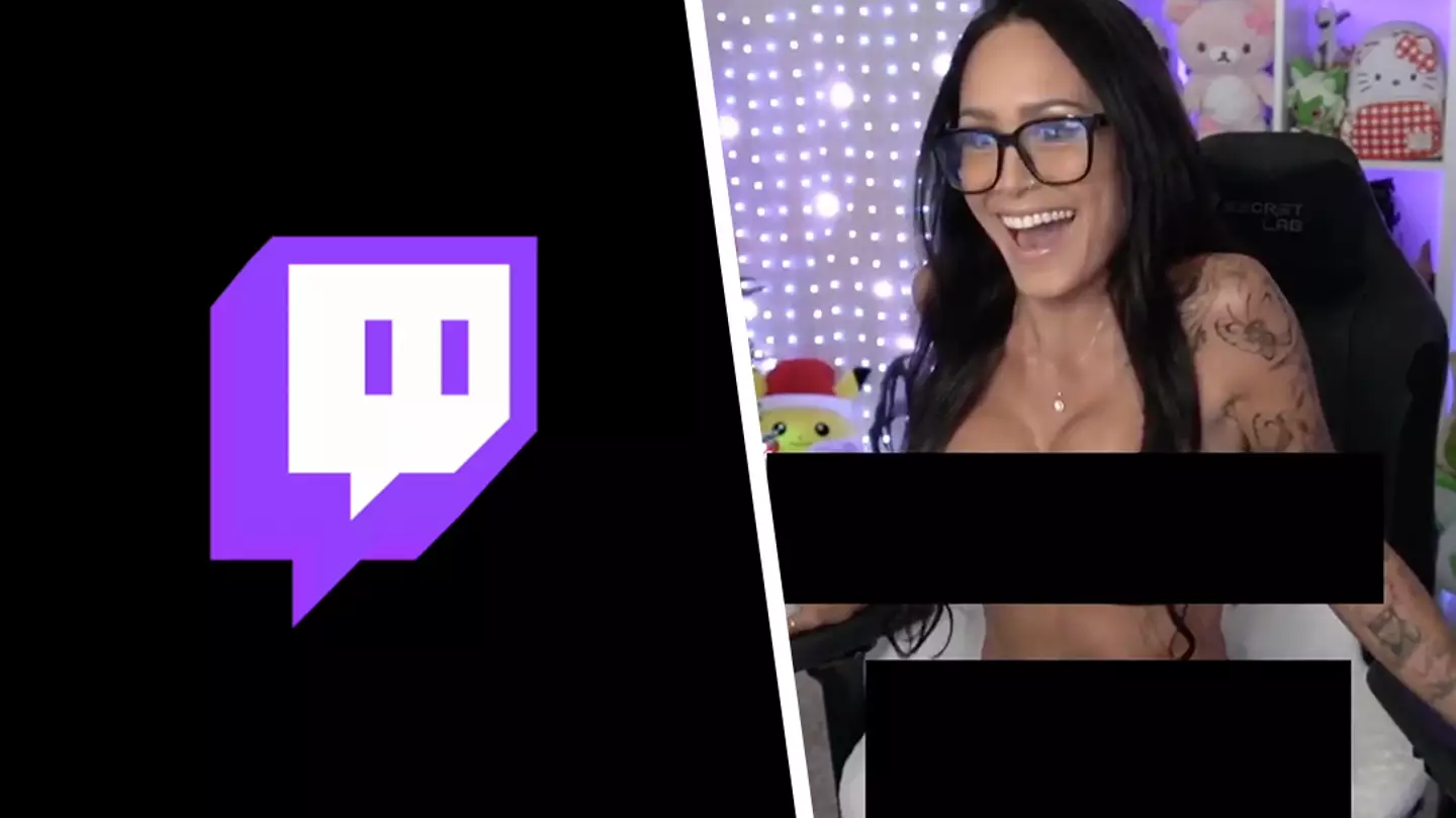Topless Twitch streamer's 'censor bar' vanishes mid stream as viewers complain
