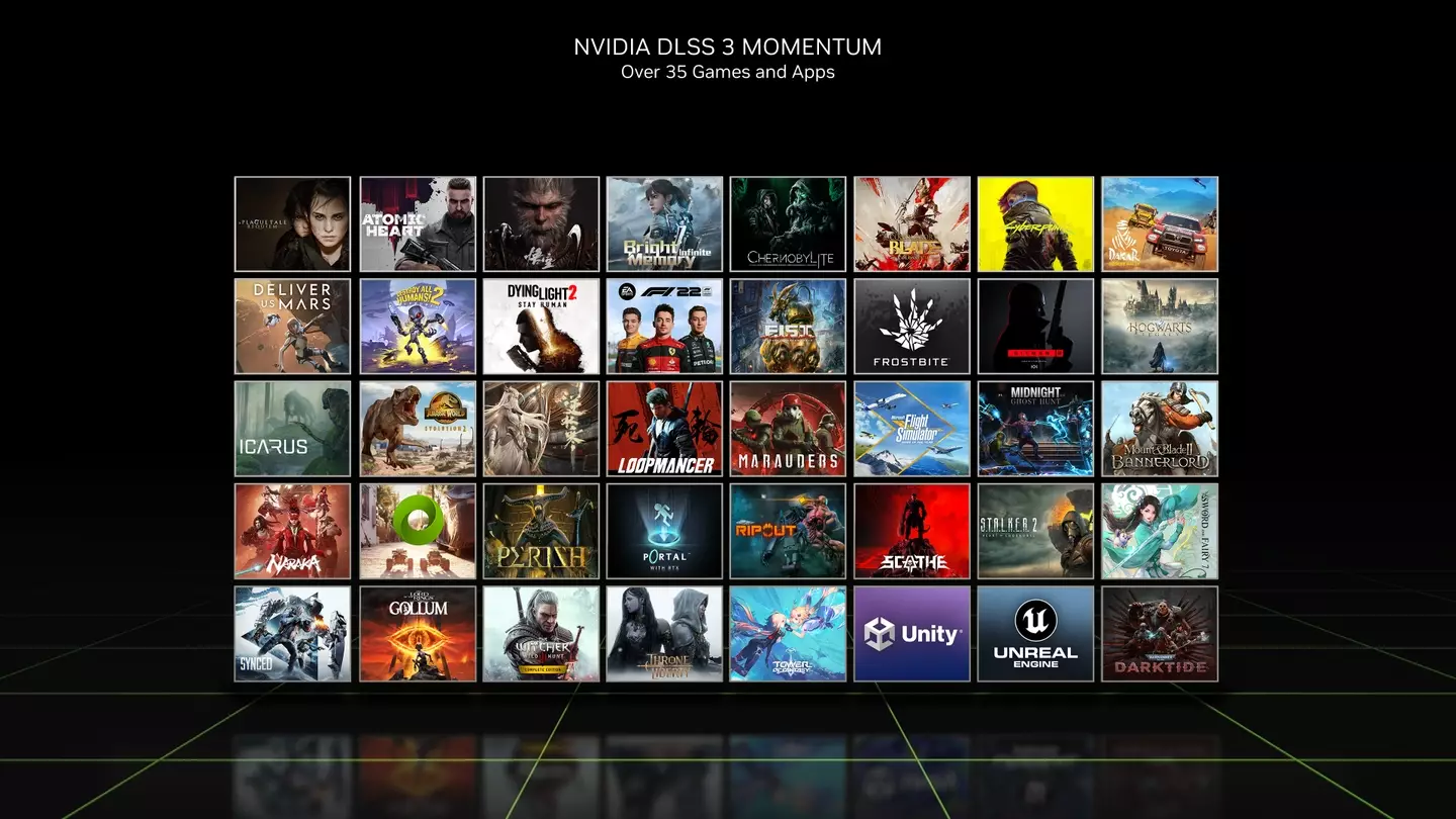 DLSS 3 is available for all of these games / credit: Nvidia