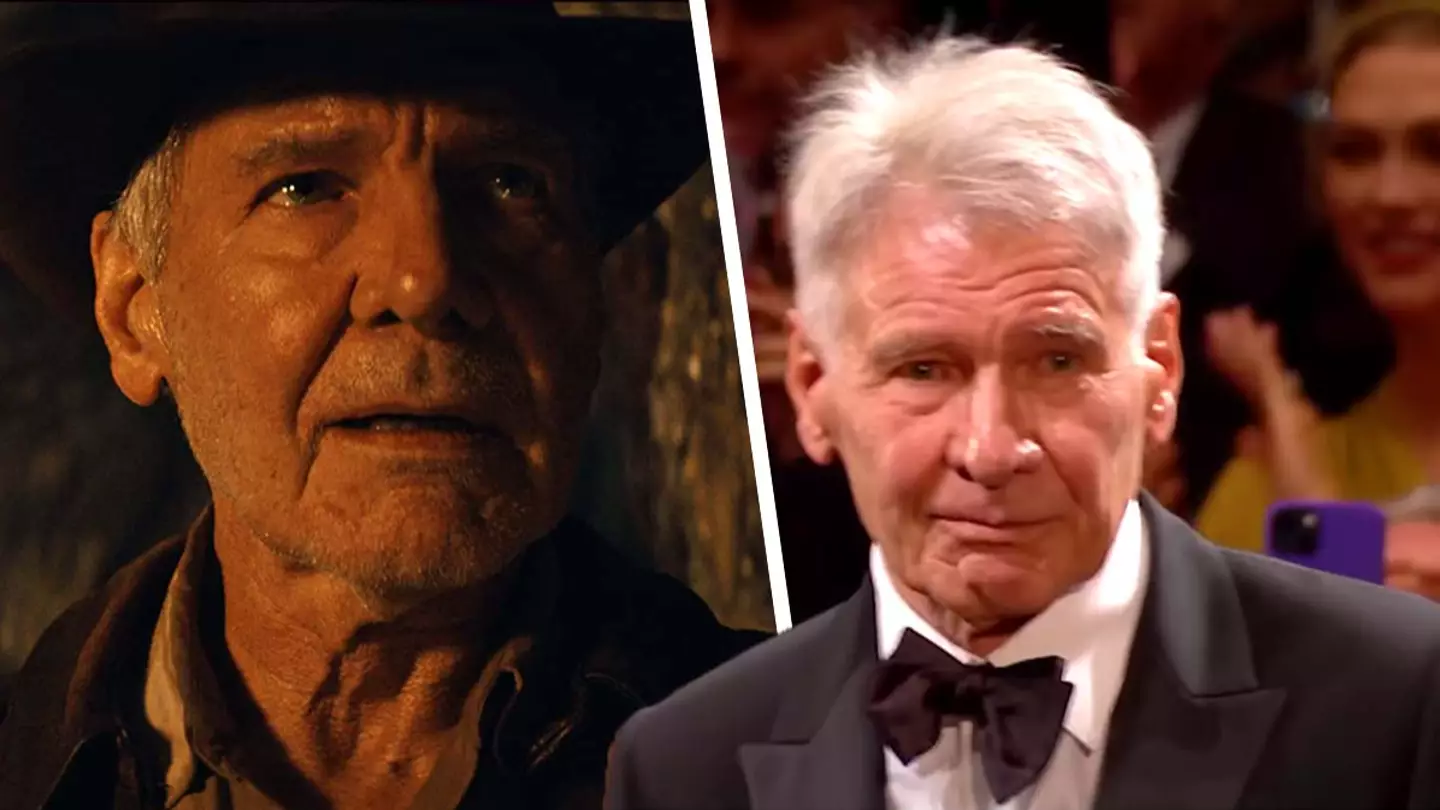 Harrison Ford tears up during Indiana Jones five-minute standing ovation