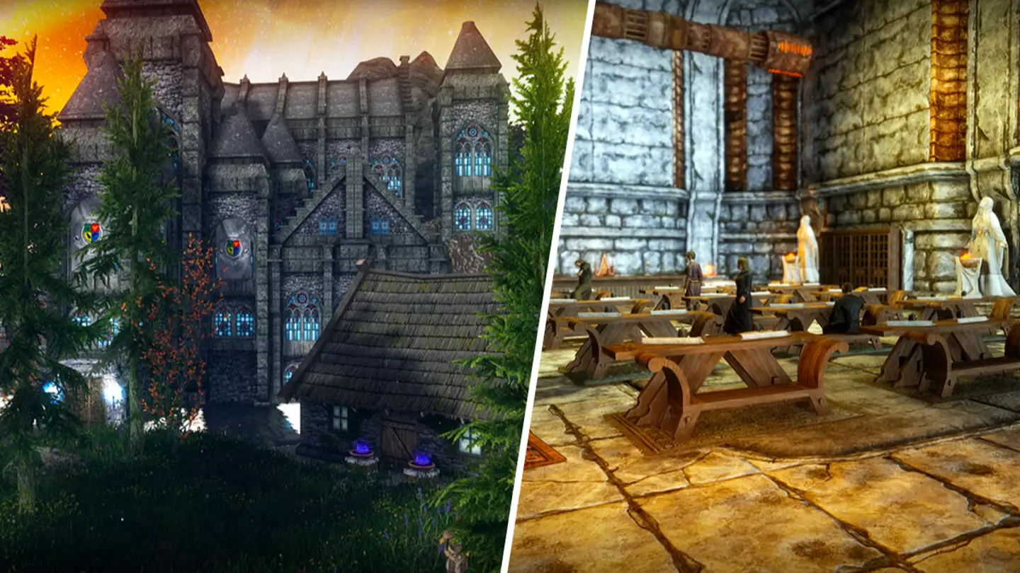 Skyrim meets Hogwarts Legacy in phenomenal free download