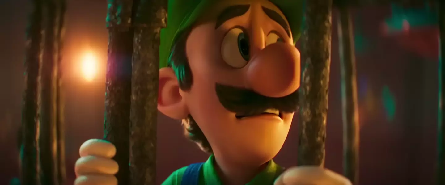 Luigi (Charlie Day) in The Super Mario Bros. Movie. /