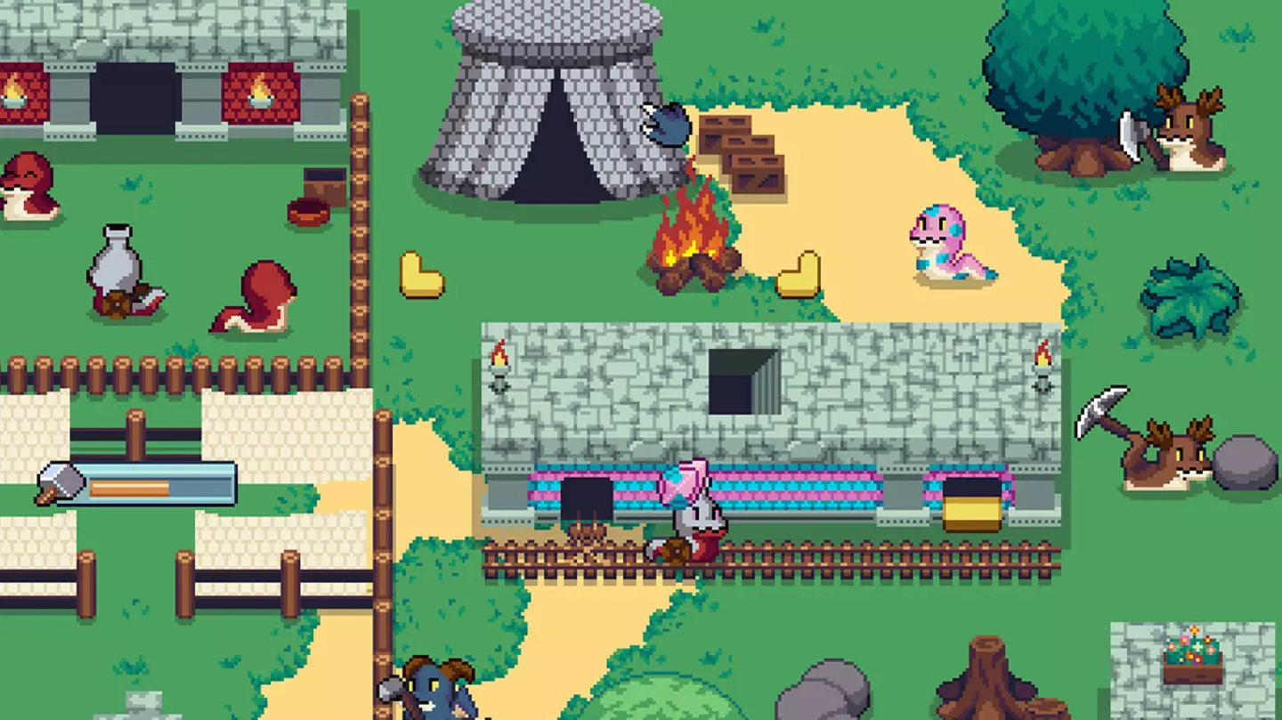 Steam free download is a gorgeous blend of Pokémon and Stardew Valley