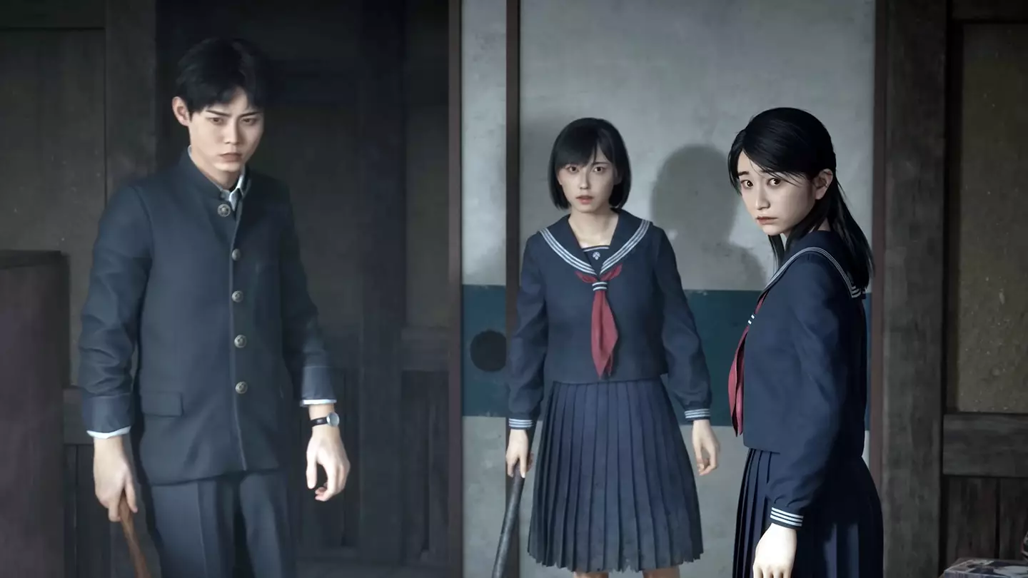 Left to right, Shu Iwai, Hinako Shimizu and Rinko Nishida, Konami
