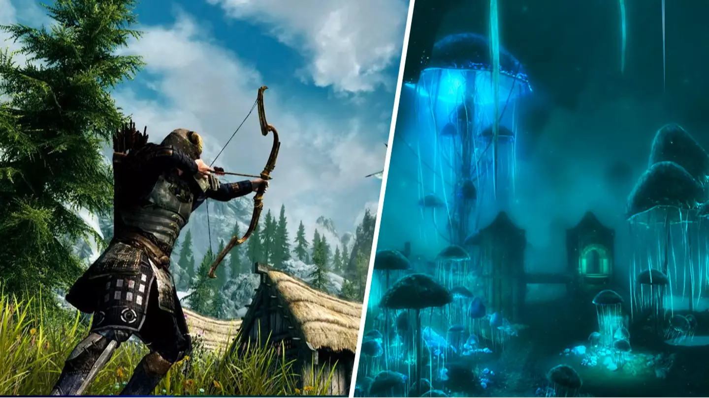 Skyrim’s Blackreach gets gorgeous Unreal Engine 5 remake
