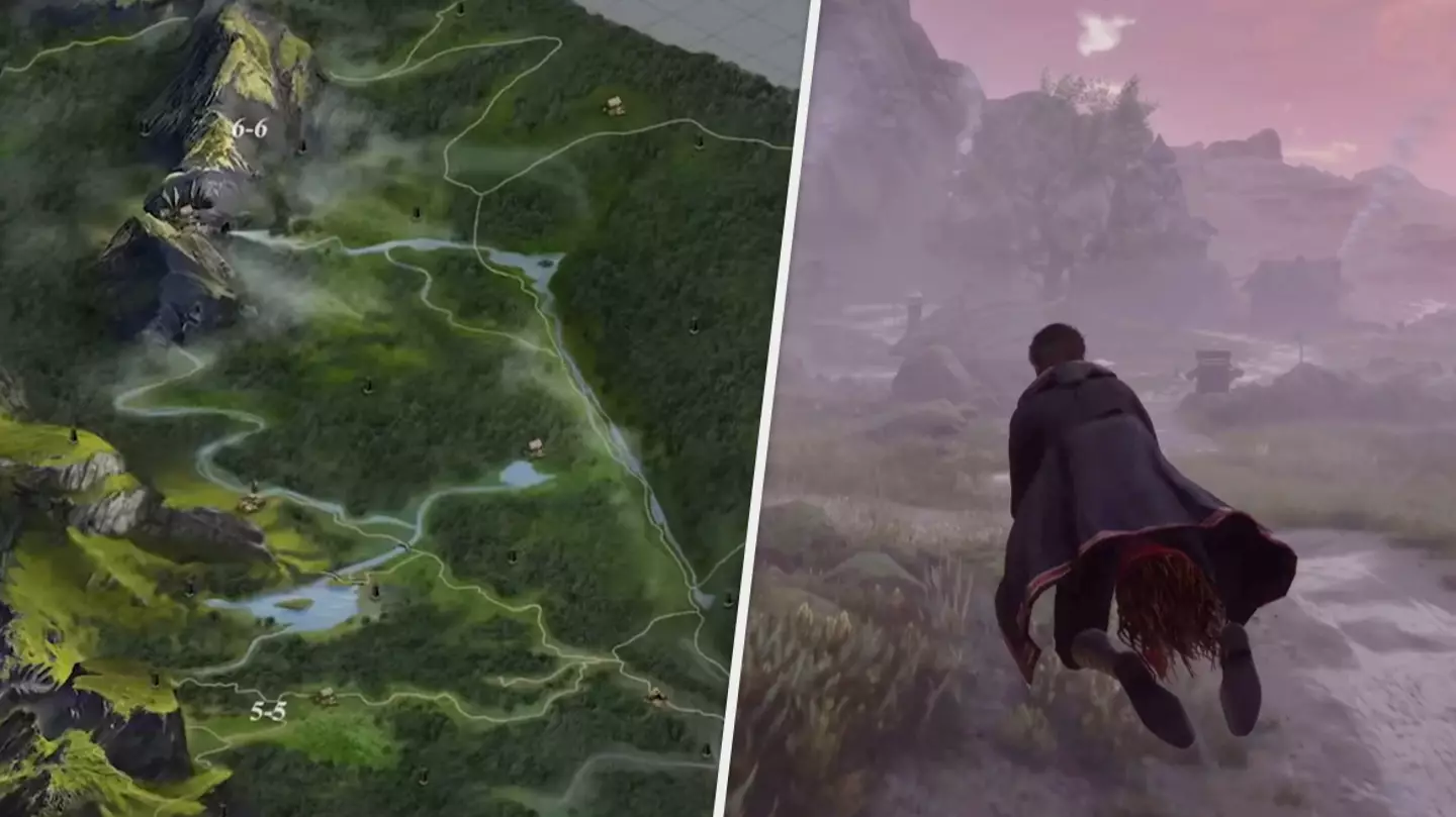 'Hogwarts Legacy' Open-World Map Shown Off, And It's Enormous