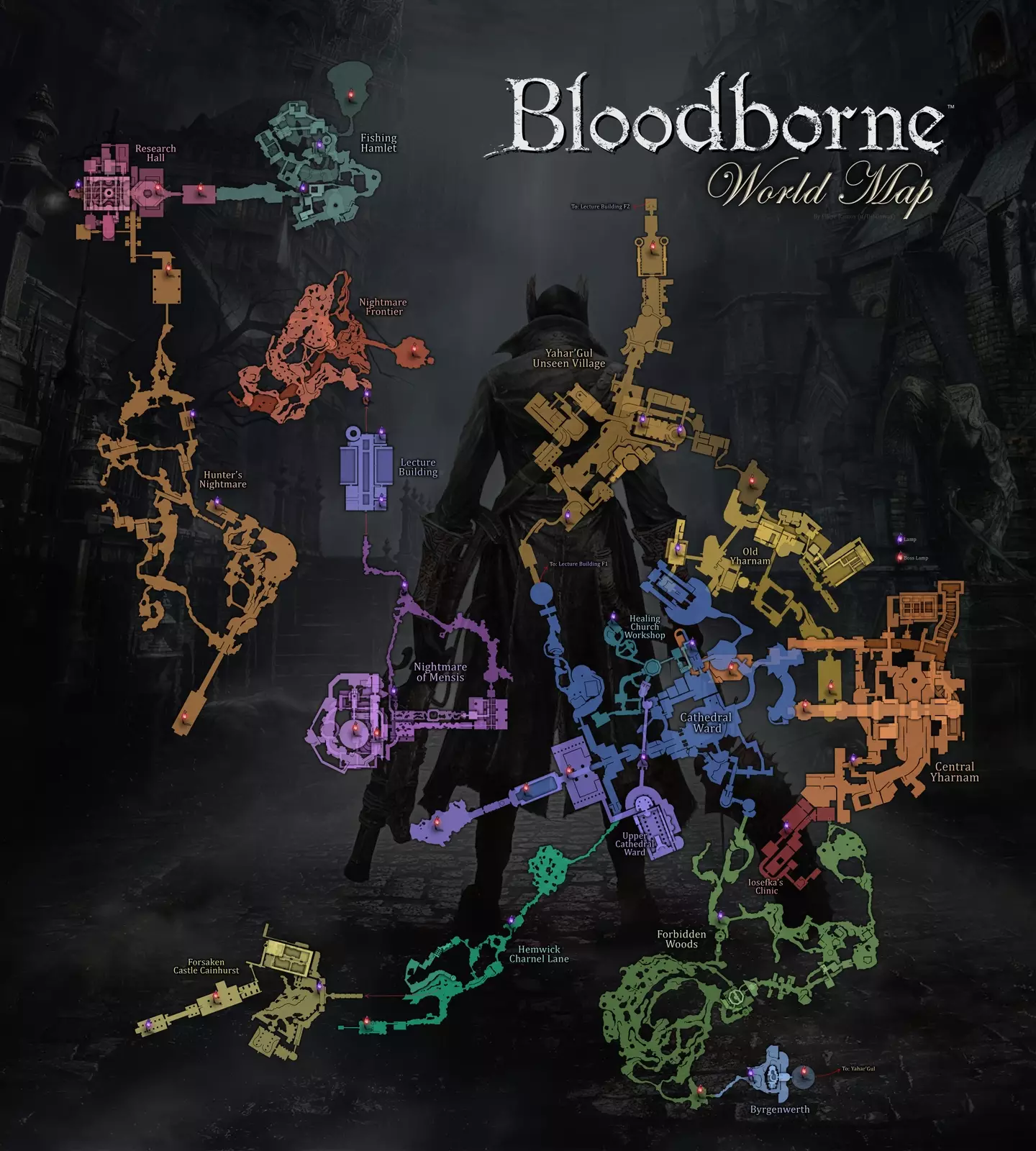 Bloodborne World Map/