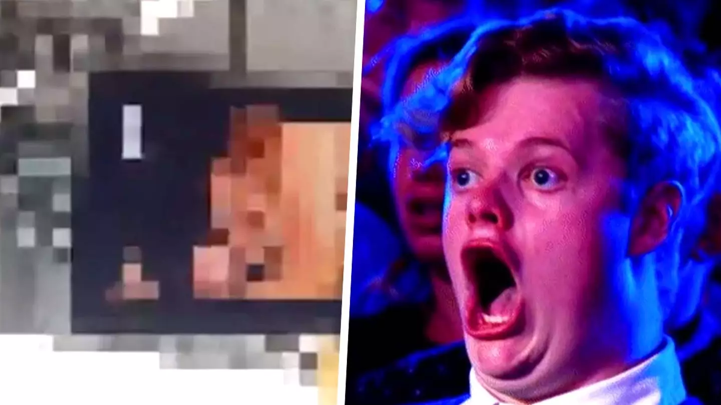 Porn accidentally streamed at train station leaves commuters stunned