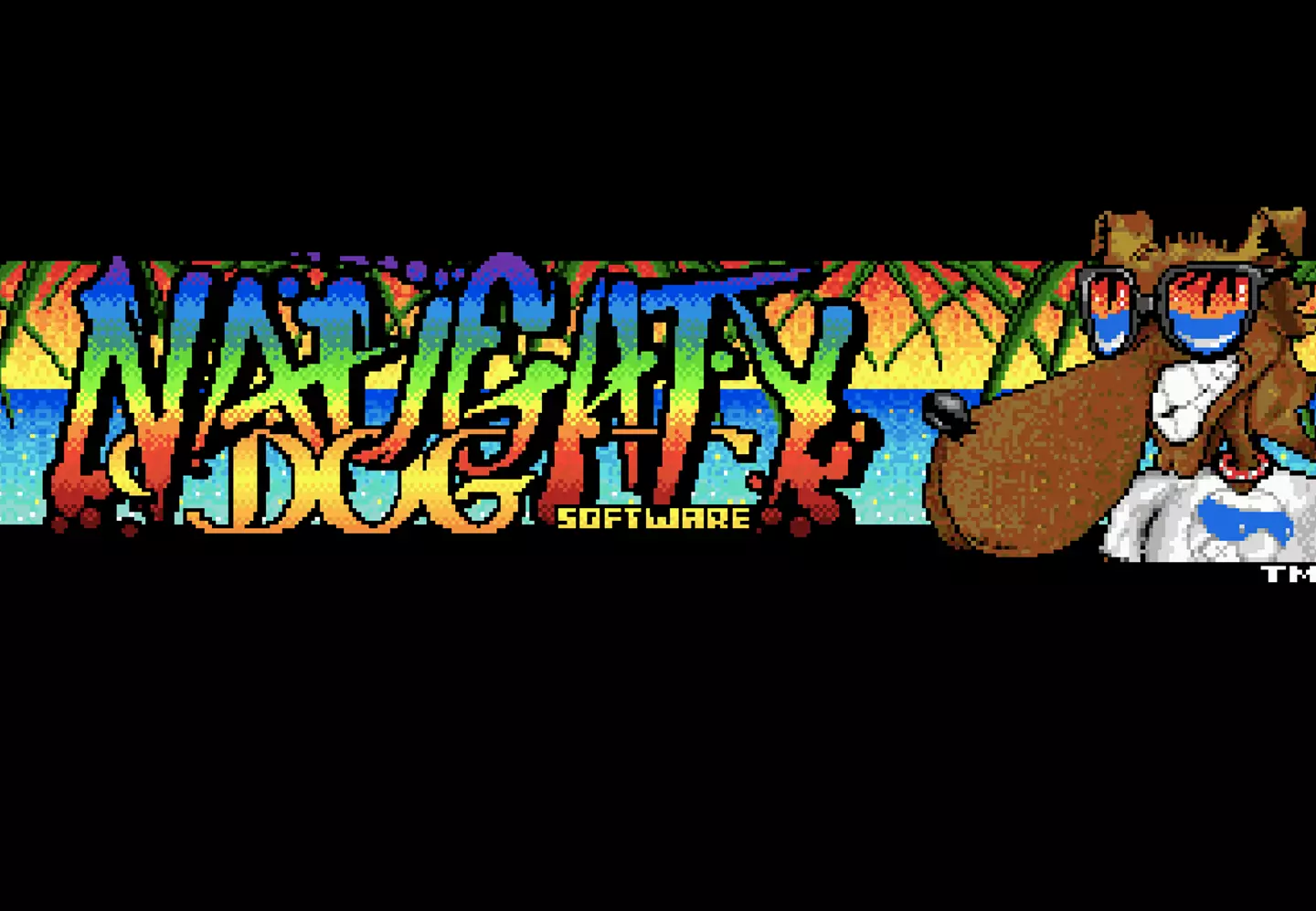 The Naughty Dog logo of 1992, as it appears in Rings of Power /