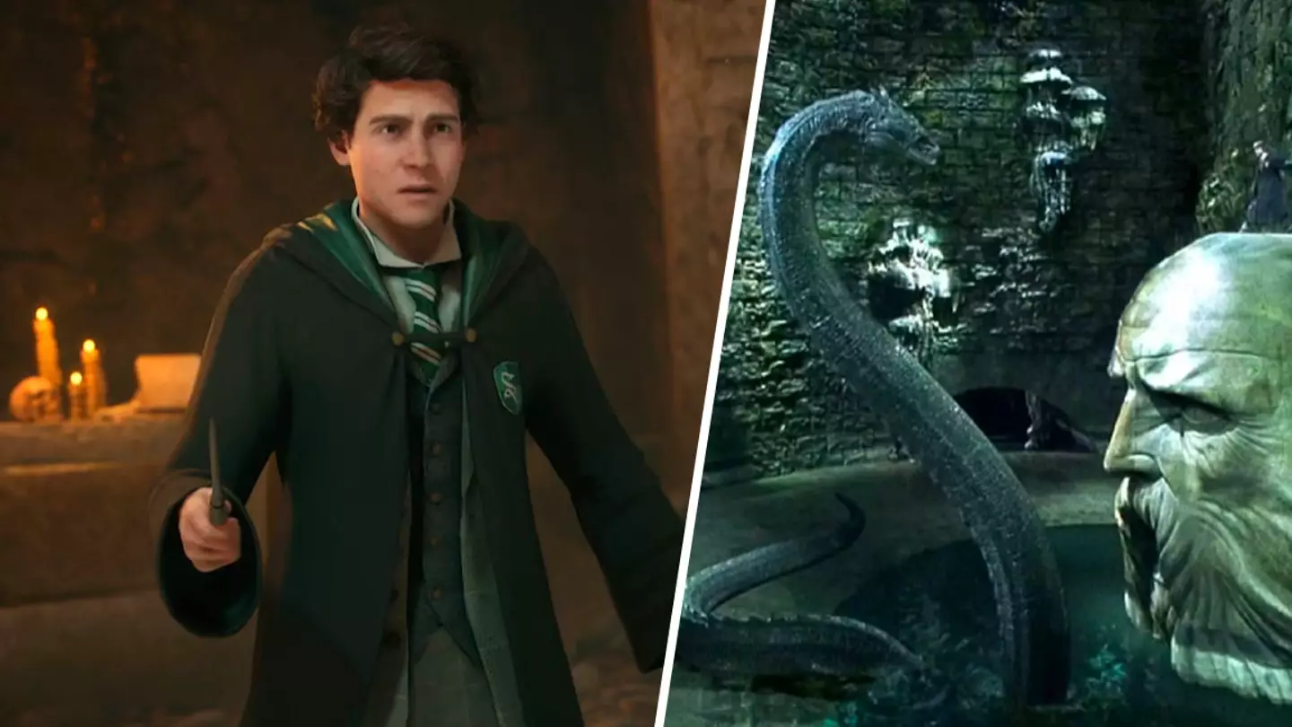 Hogwarts Legacy Chamber Of Secrets mystery deepens after player finds massive Basilisk
