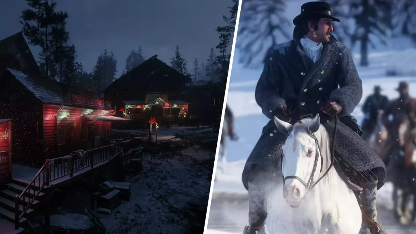 Red Dead Redemption 2 gets gorgeous Christmas makeover, you can play it free now