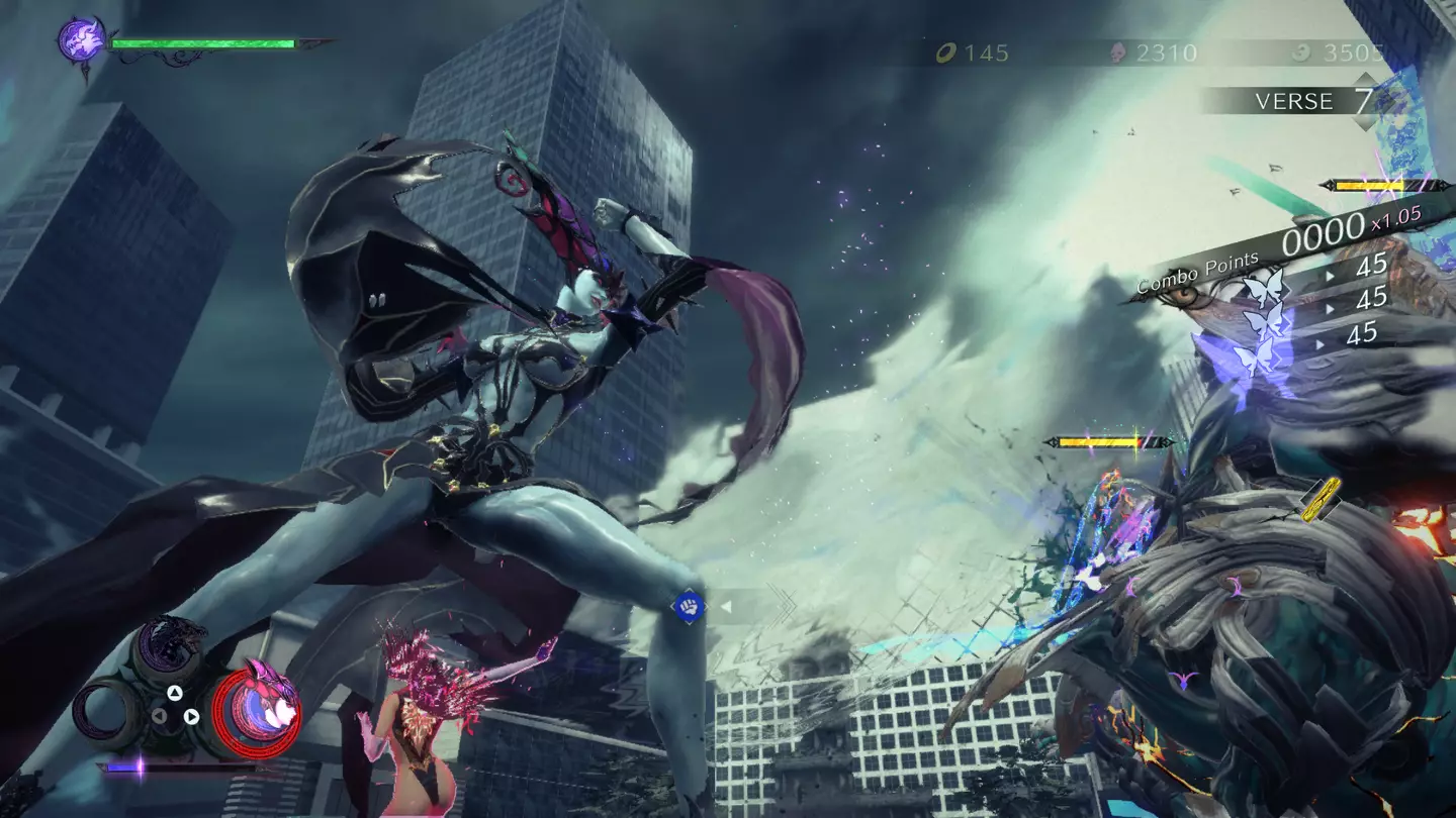 Demon Slave is Bayonetta's main new ability, and it's very satisfying to use. /