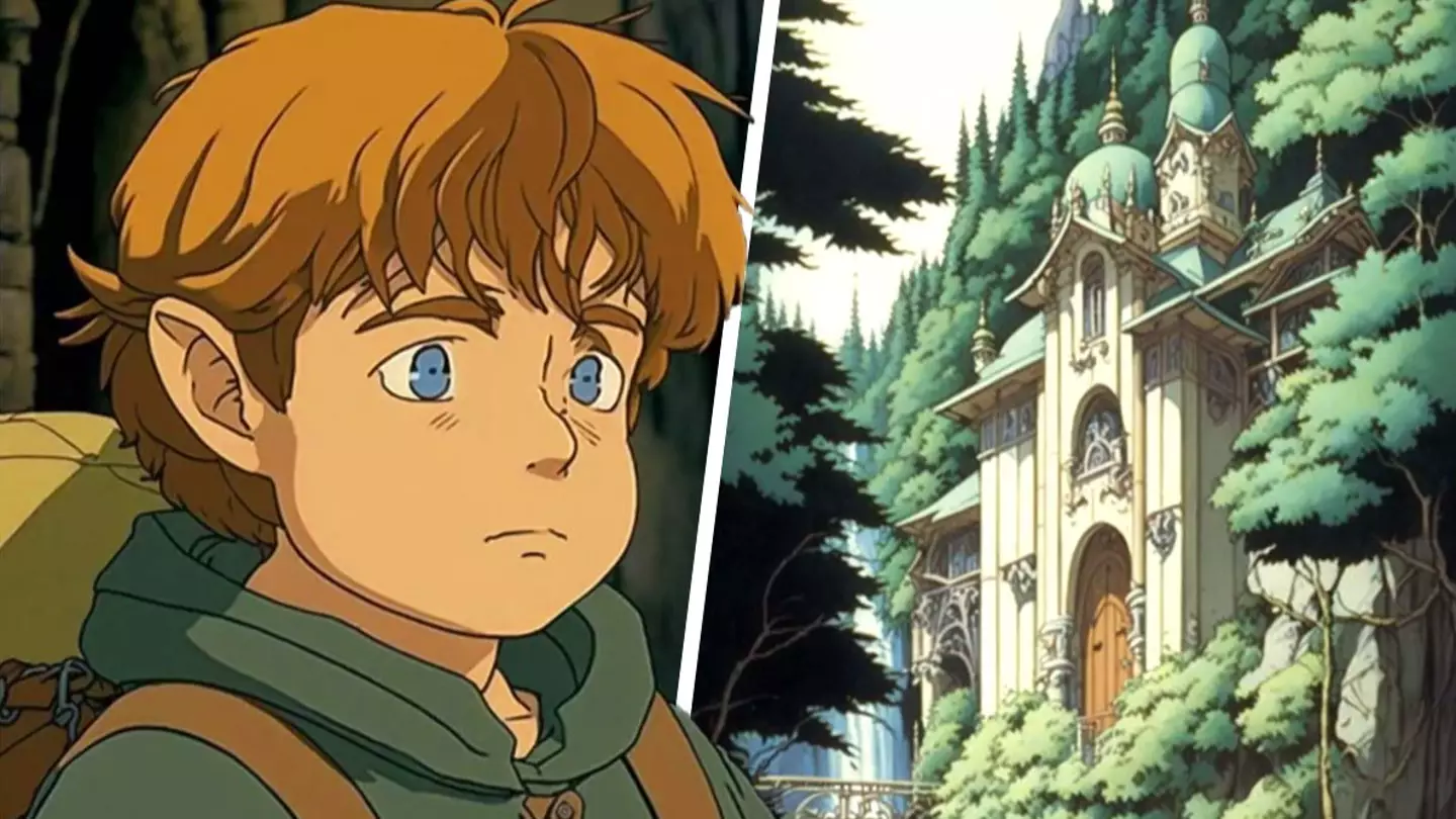 Studio Ghibli Lord Of The Rings is absolutely gorgeous