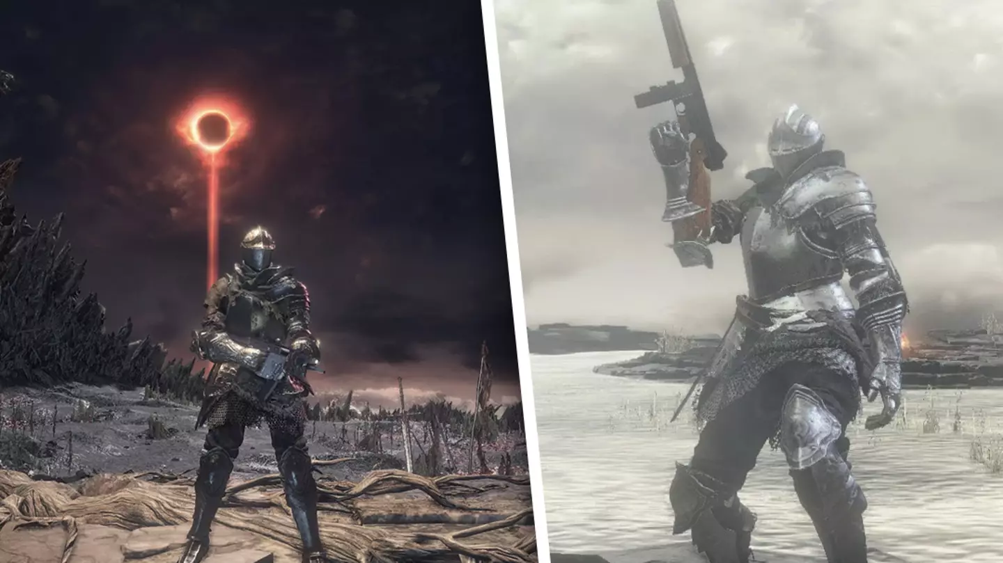 Dark Souls 3 with guns is one of the best things I've ever seen