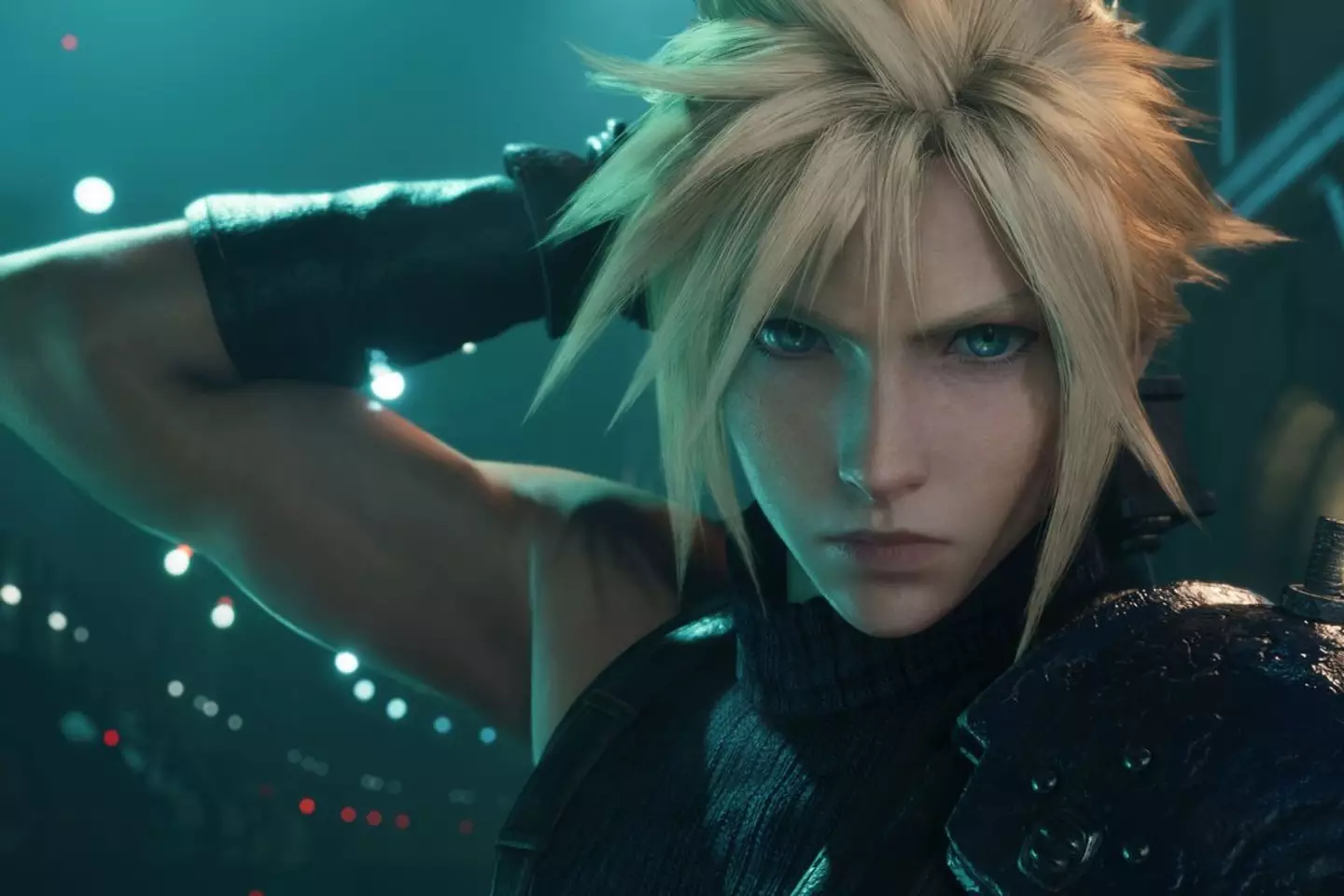 Final Fantasy's Cloud probably wins the award for biggest JRPG sword. How does he even carry that thing? At least he's a grown man, though. /