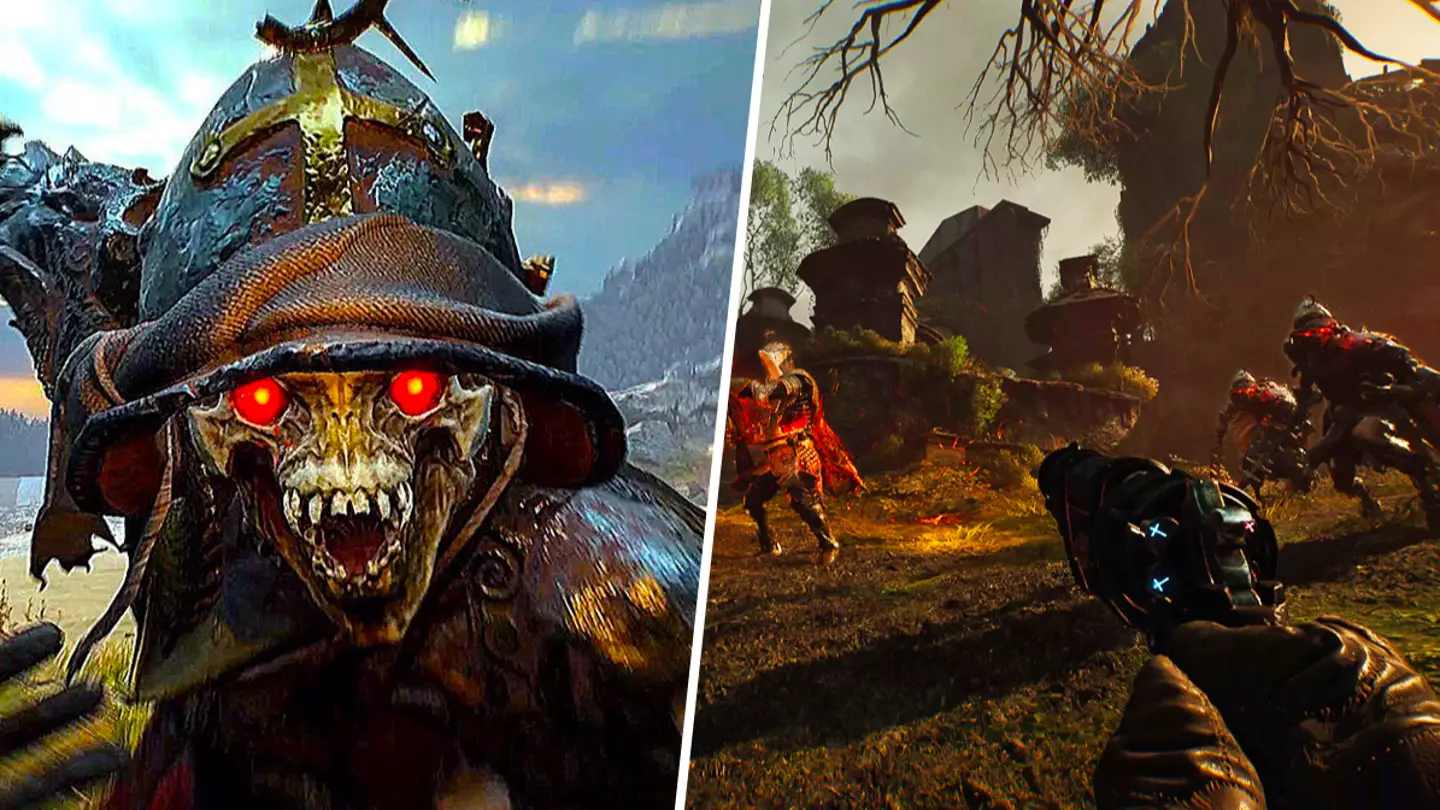 Bloodborne collides with DOOM in this hellish shooter