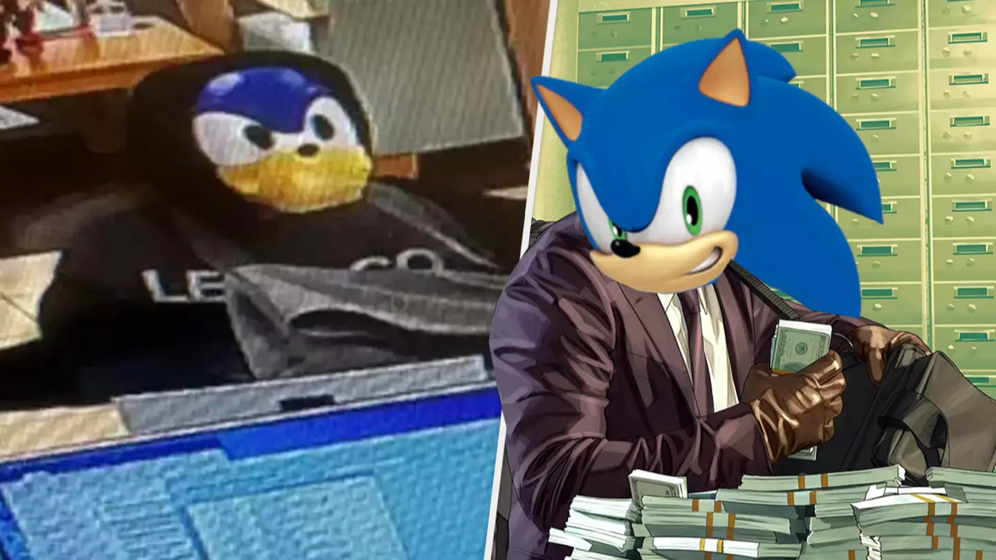 Sonic The Hedgehog Just Tried To Rob A Bank In Florida