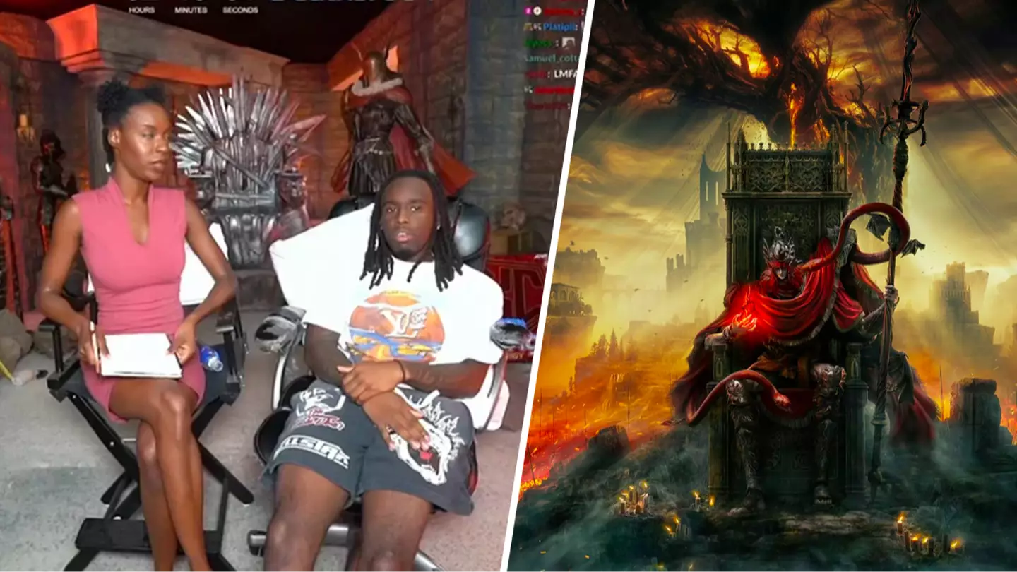 Kai Cenat hires therapist after spending 40 hours on Elden Ring's final DLC boss