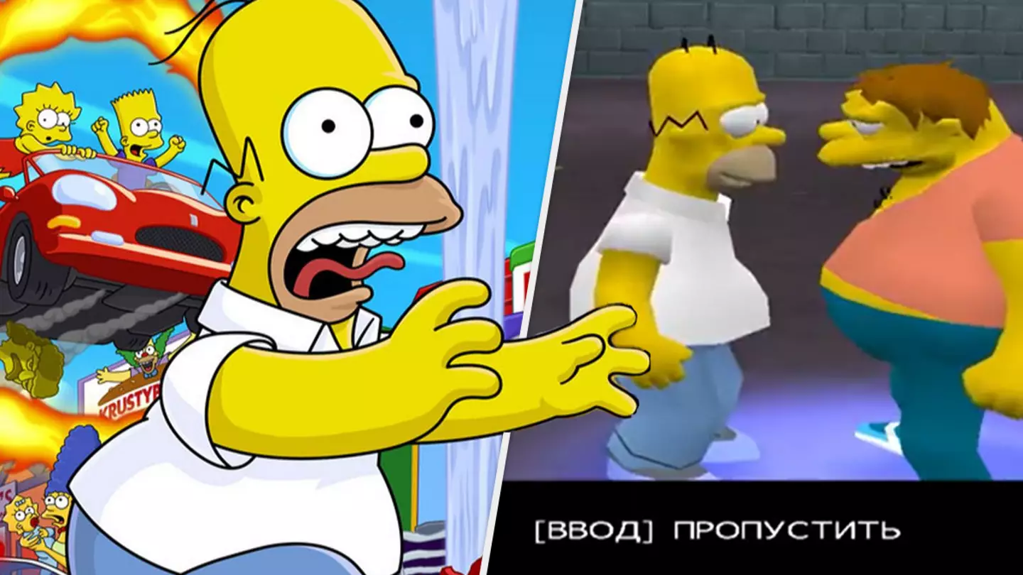 'The Simpsons: Hit And Run' Russian Bootleg Was Dubbed By One Person