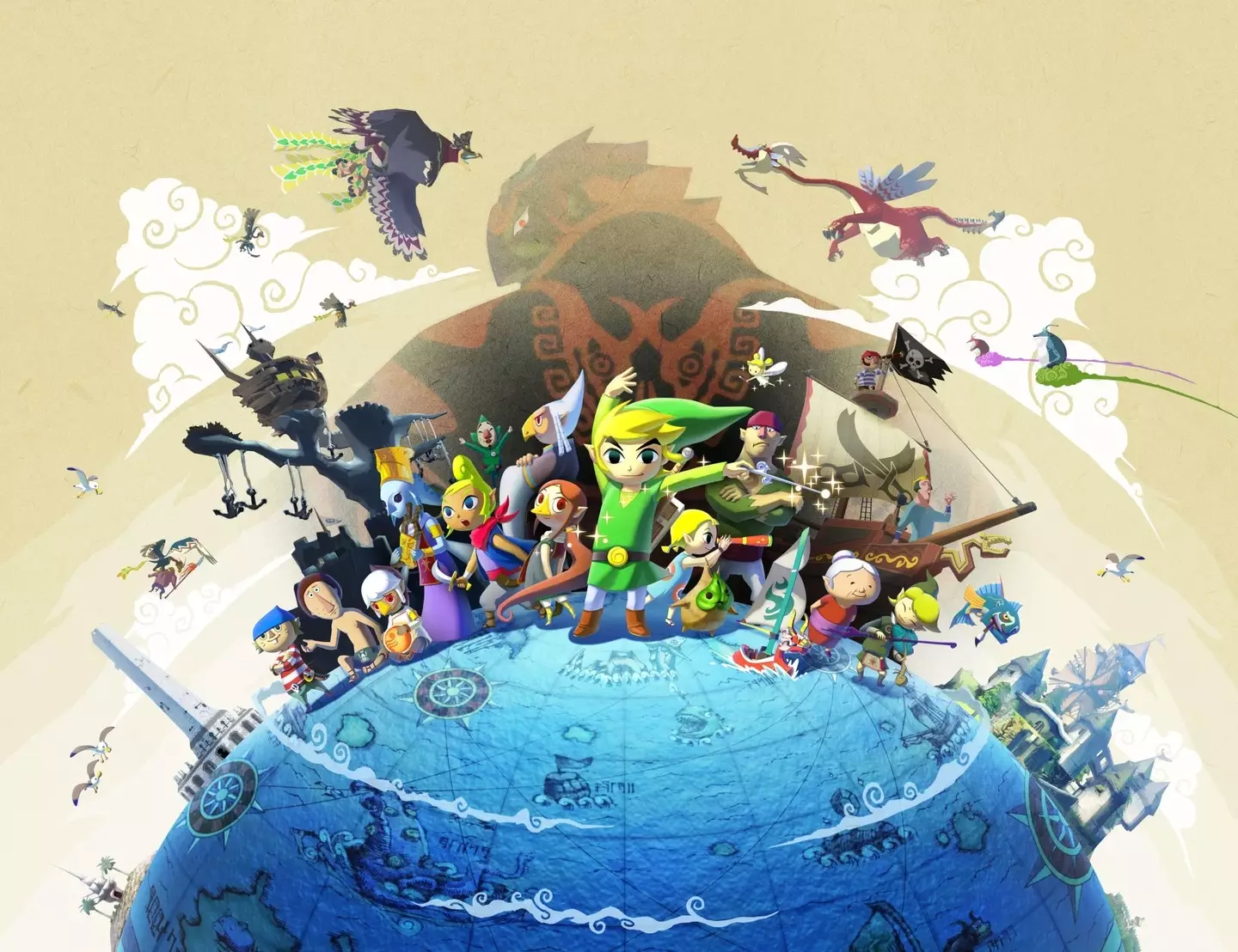 The Legend of Zelda: Wind Waker HD official Japanese box art, Nintendo