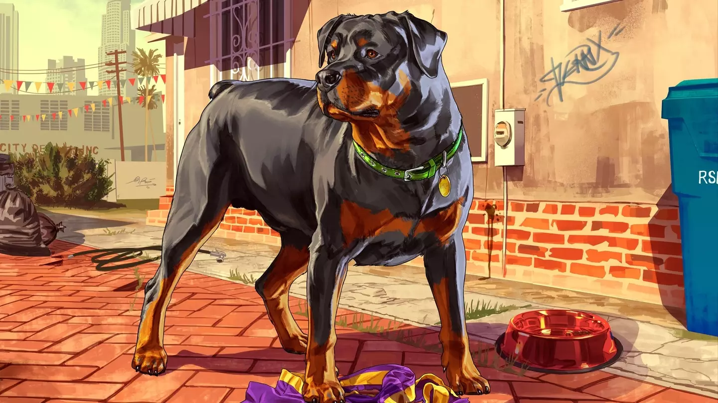 GTA 5 Players Outraged After Spotting Chop Wearing Controversial Collar in Artwork