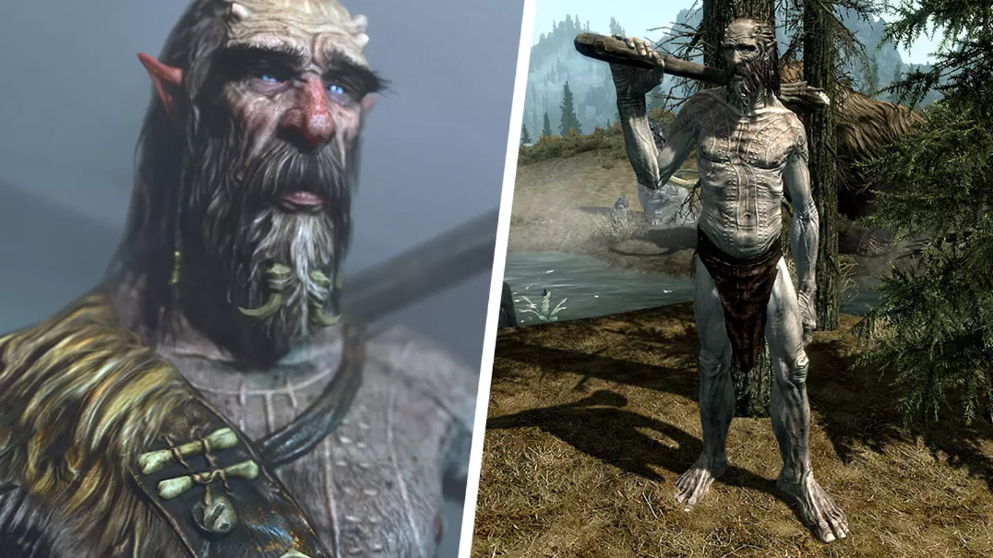 Skyrim's giants are modelled after the creator's dad