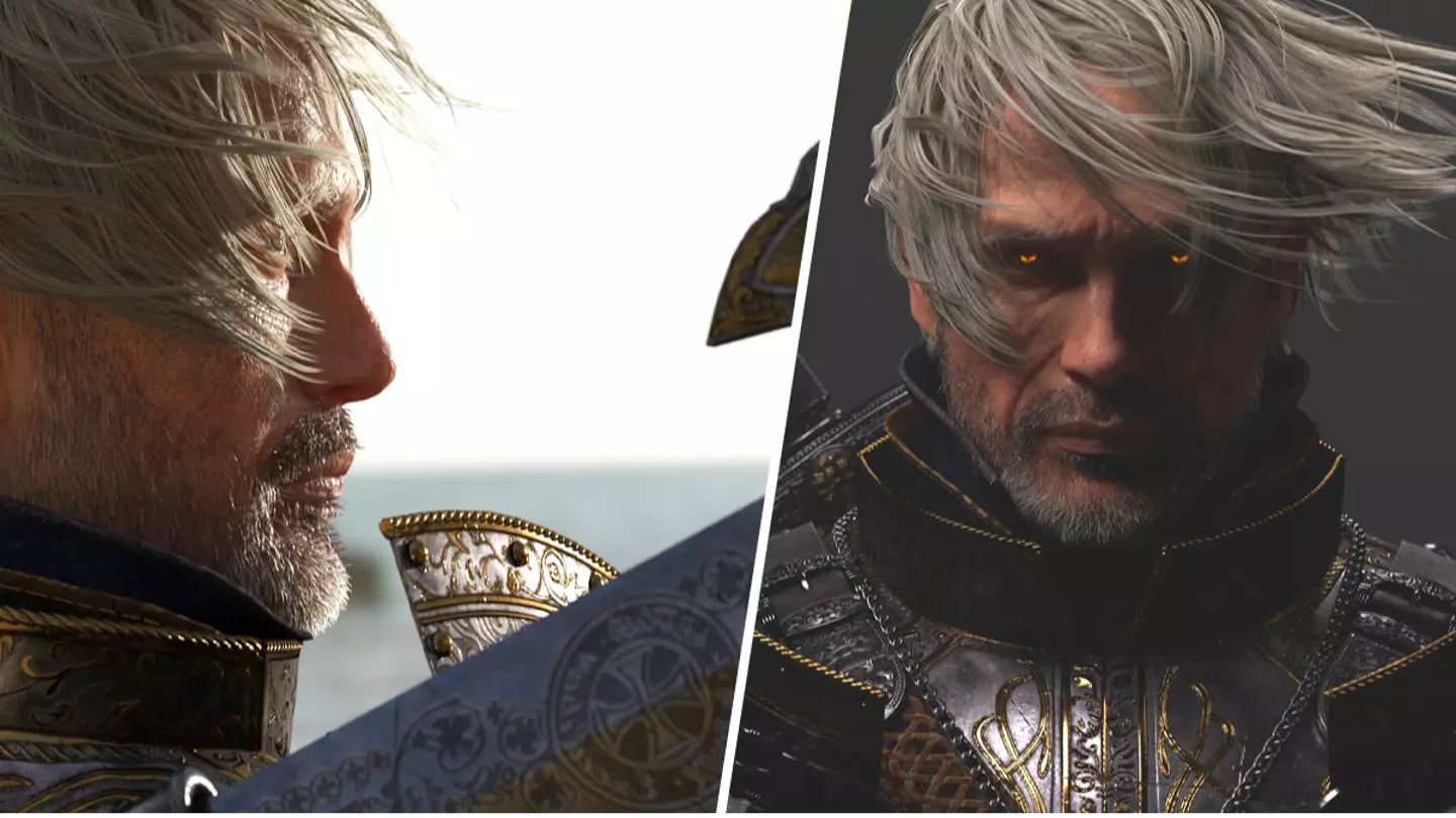 The Witcher fans lose it over Mads Mikkelsen as an older Geralt