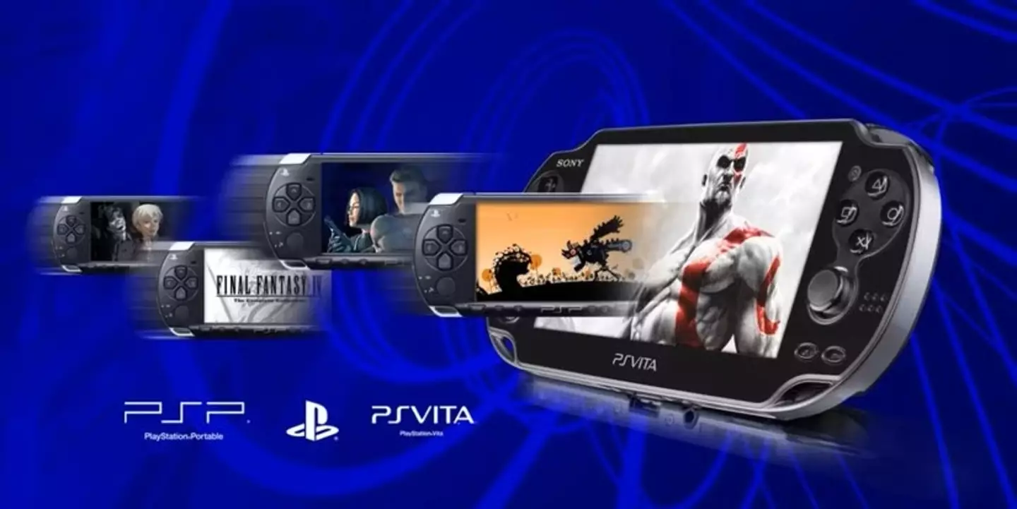 PSP and PlayStation Vita promo image, Sony