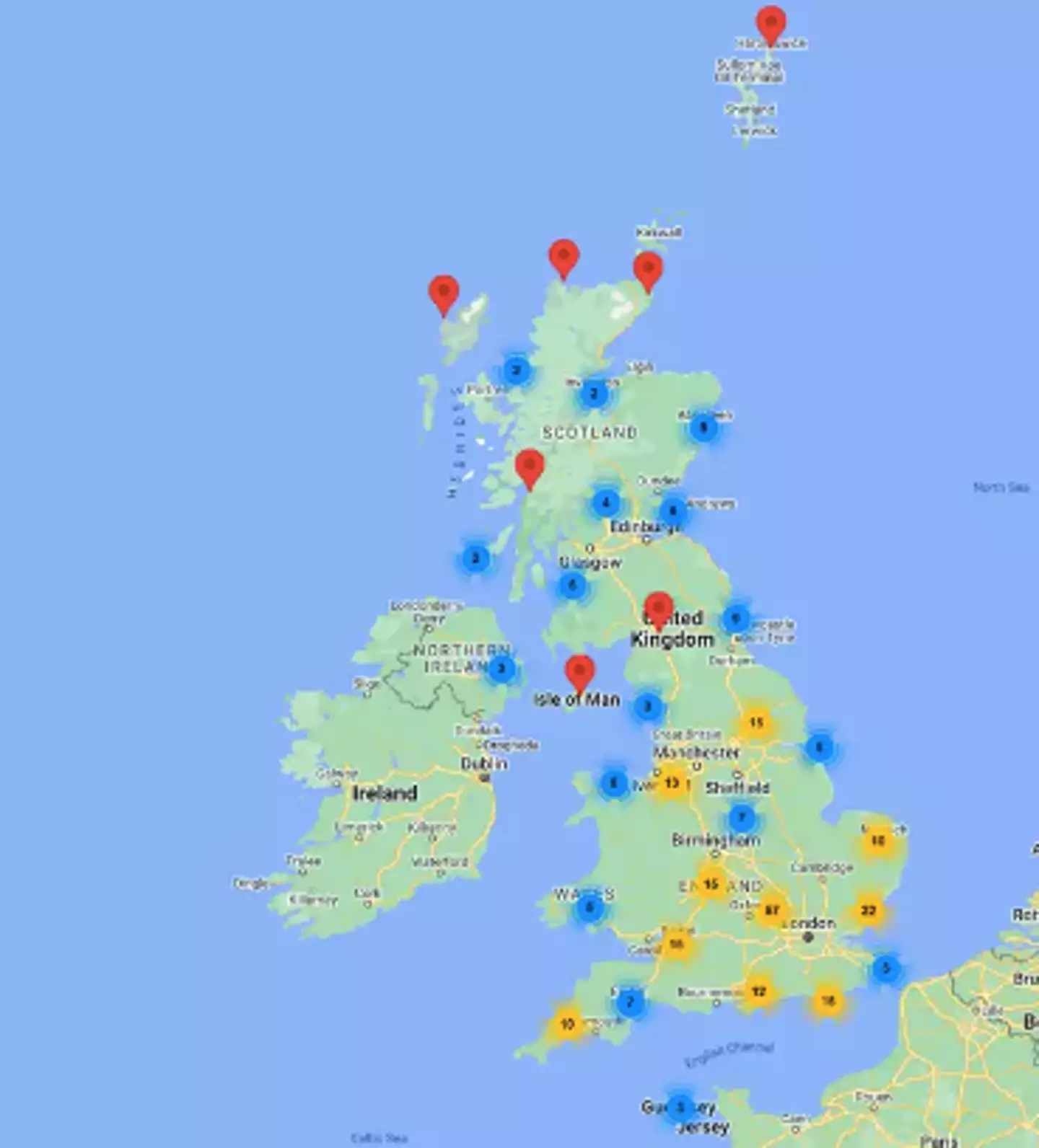 Here's where the UK is supposedly prime for nuclear striking (Subterranea Britannica)