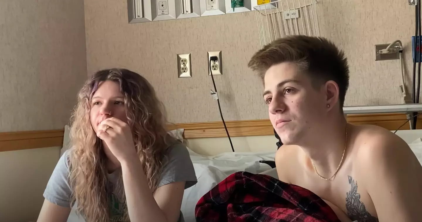 The couple answered a number of questions from Sabia's dad (YouTube/Sabia and Loren)