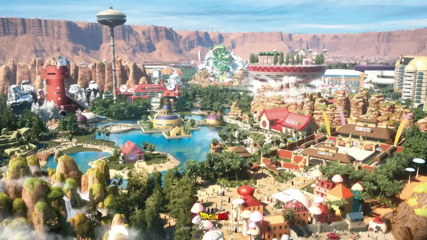 The Dragon Ball theme park will be situated in Qiddiya City.