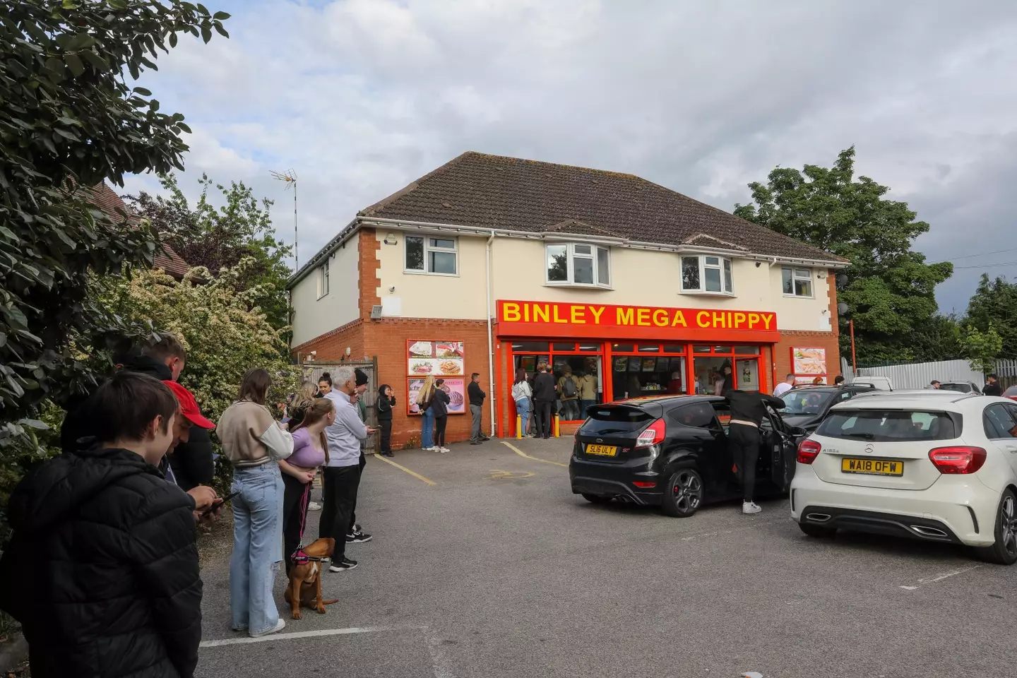 Binley Mega Chippy has attracted huge crowds since going viral on TikTok.