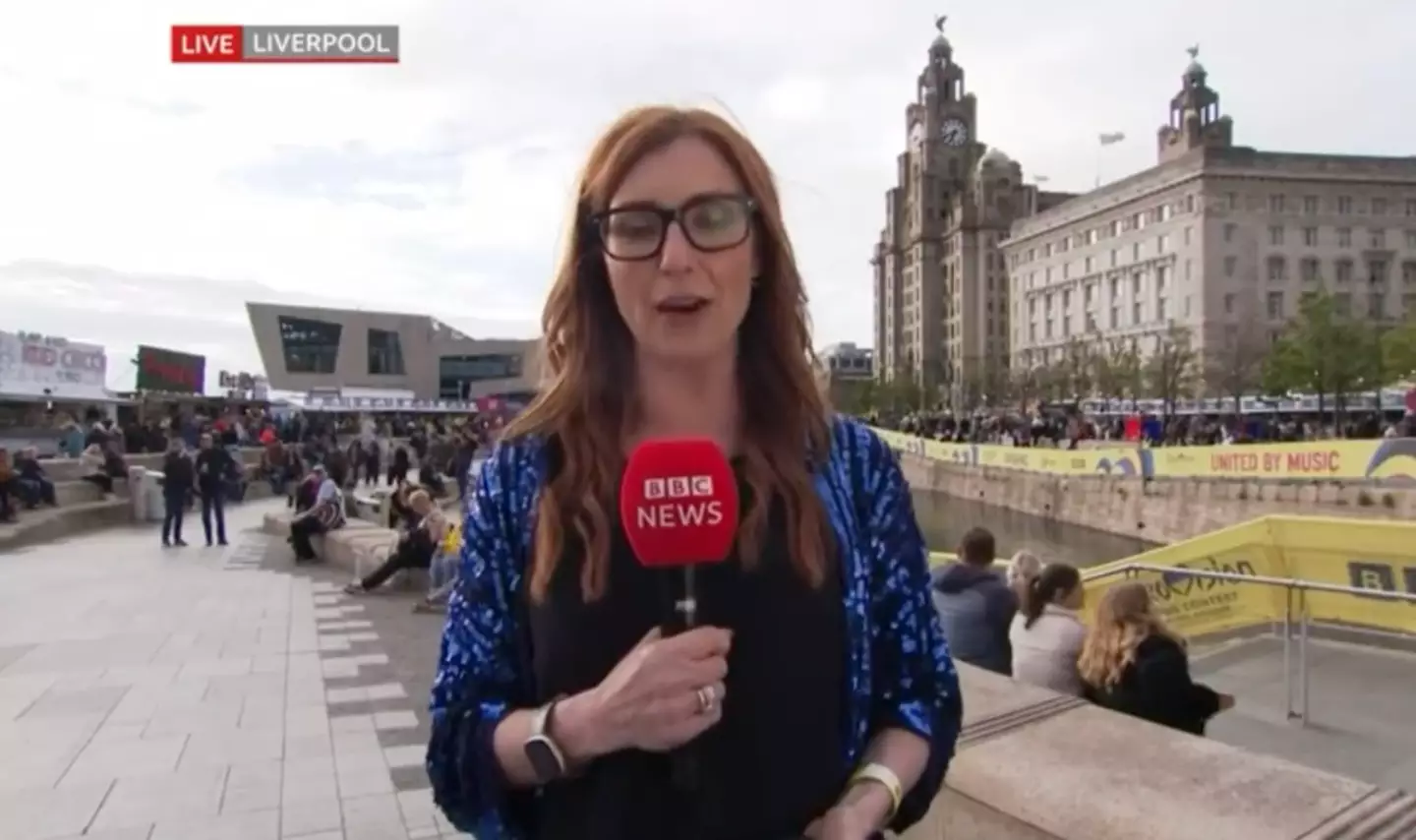 Katie Walderman made a bit of an oopsie.