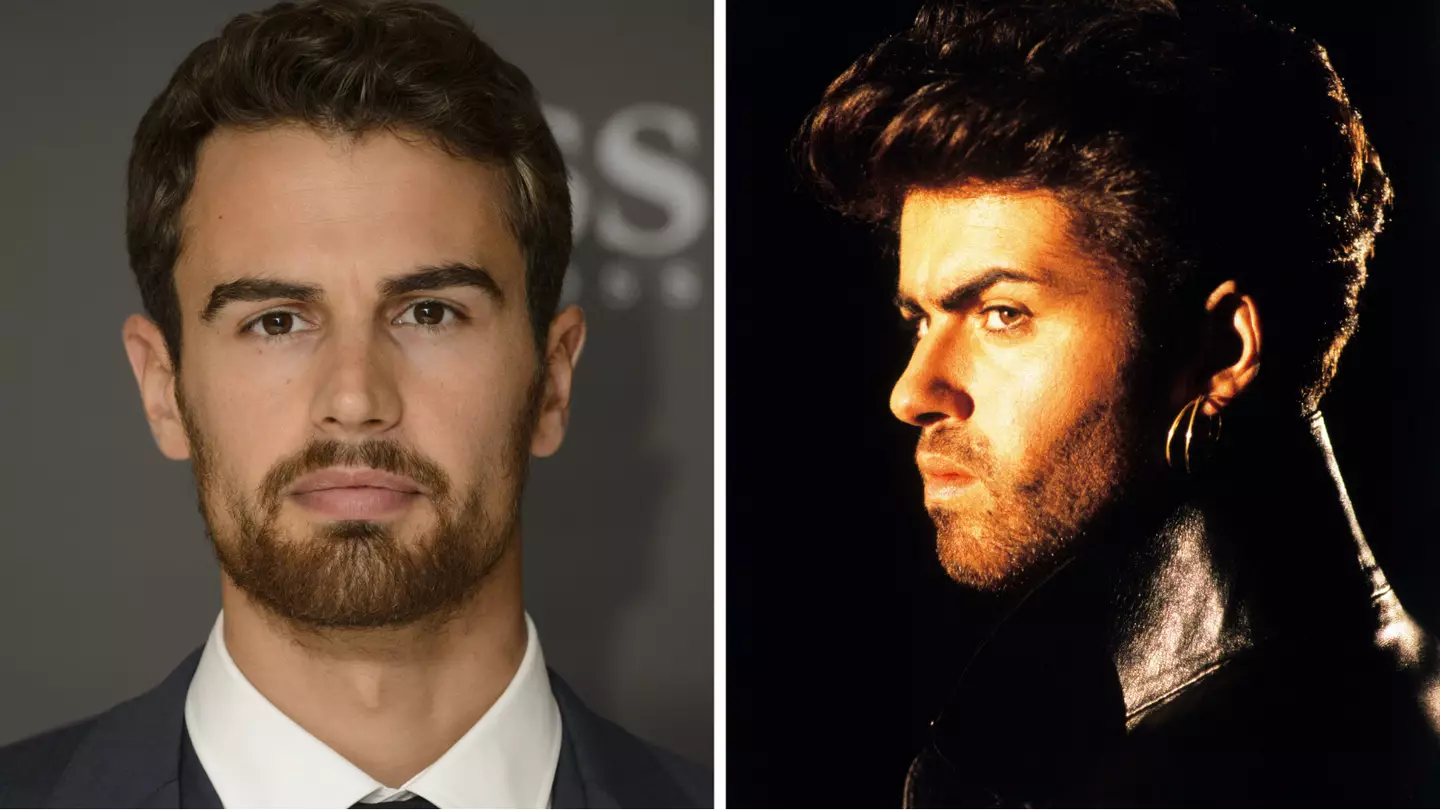 Theo James alongside George Michael.