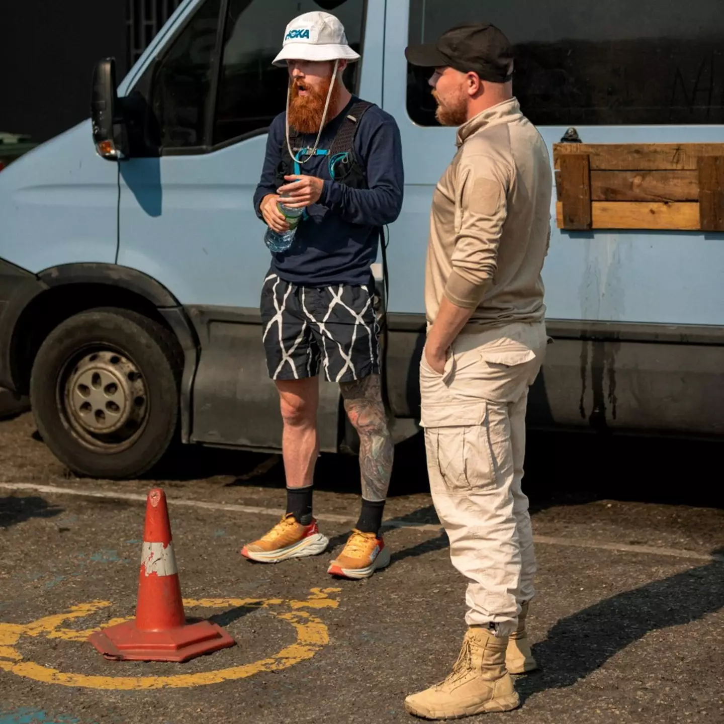 He was recently robbed at gunpoint, where some of the crew's kit was also taken.