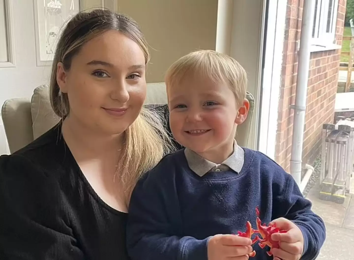 Beth and her son Albie, who doctors said would have died if his parents hadn't taken him to hospital when they did.