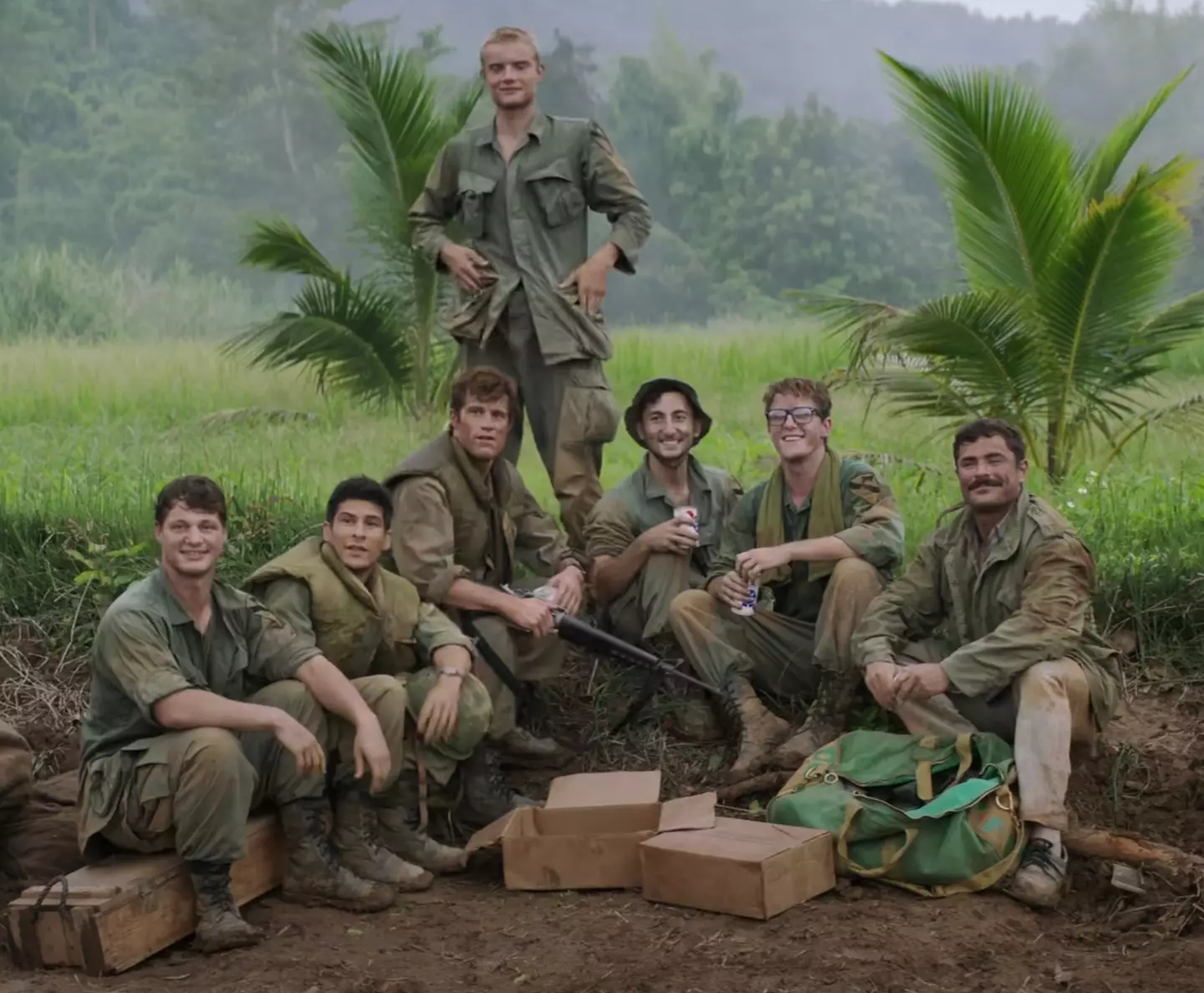 Chick travelled thousands of miles to bring his mates a few beers.