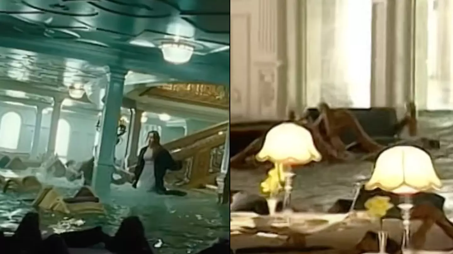 People stunned after seeing how underwater ship scenes in Titanic were actually filmed