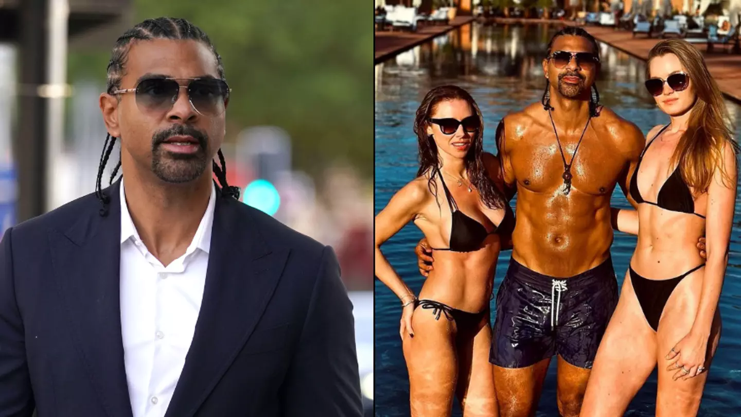 David Haye addresses being in a 'throuple'