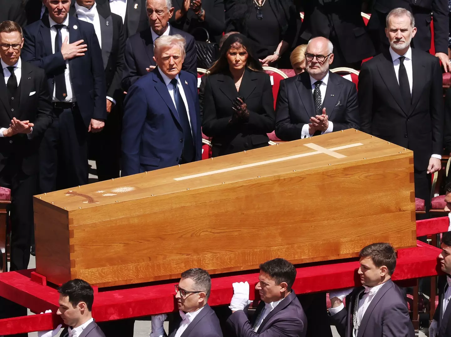 Trump attended the pope's funeral last week. (Dan Kitwood/Getty Images)